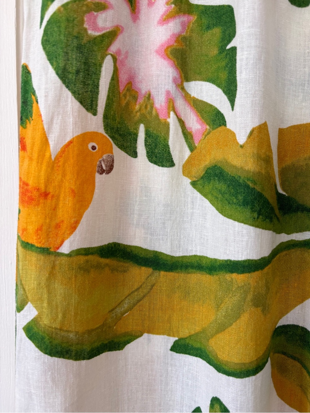 Tropical Print Wide Leg Pants - Picture 6 of 10